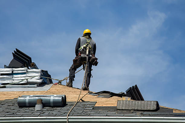 Professional Roof Replacement technician working in Mount Freedom, NJ